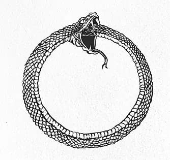 Ouroboros — serpent consuming its own tail